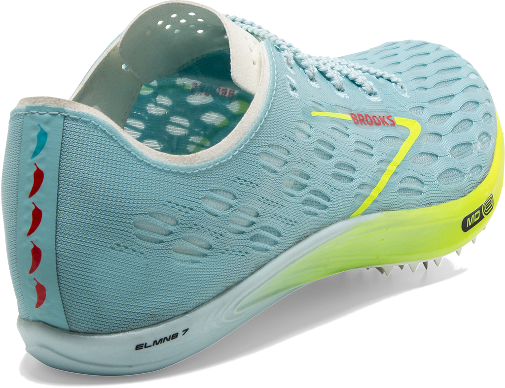 BROOKS Unisex ELMN8 7 (467 - Blue Glow/Nightlife/Red)