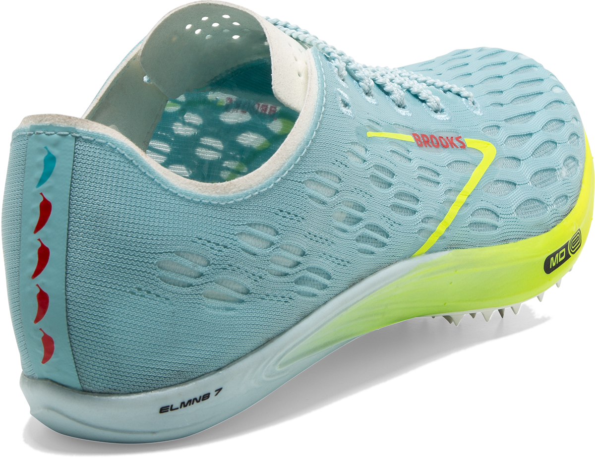 BROOKS Unisex ELMN8 7 (467 - Blue Glow/Nightlife/Red)