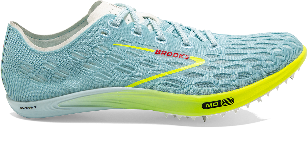 BROOKS Unisex ELMN8 7 (467 - Blue Glow/Nightlife/Red)