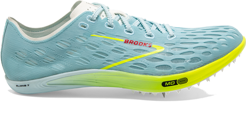BROOKS Unisex ELMN8 7 (467 - Blue Glow/Nightlife/Red)