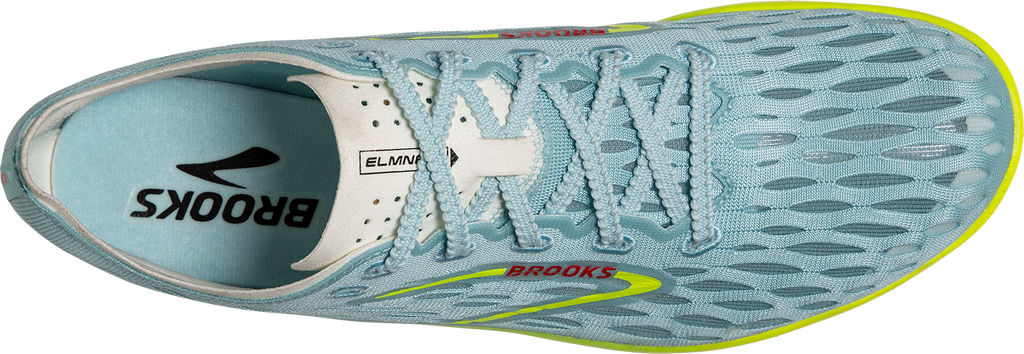 BROOKS Unisex ELMN8 7 (467 - Blue Glow/Nightlife/Red)