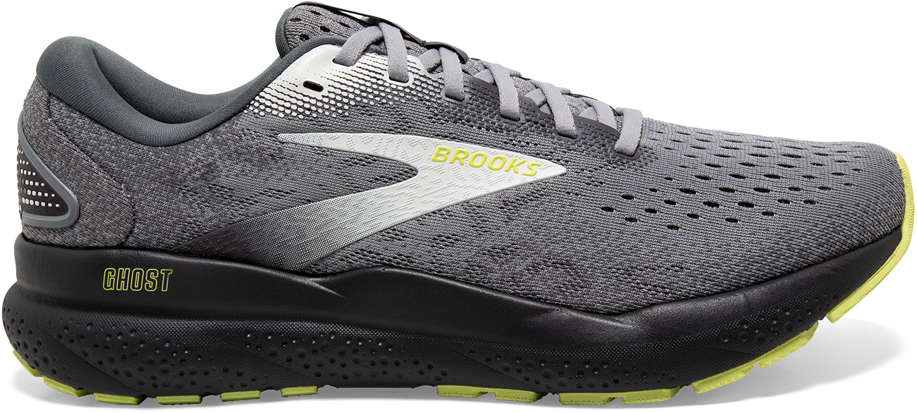 BROOKS Men's Ghost 16 (040 - Primer/Grey/Lime)