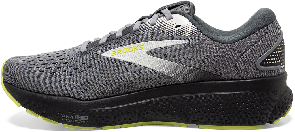 BROOKS Men's Ghost 16 (040 - Primer/Grey/Lime)