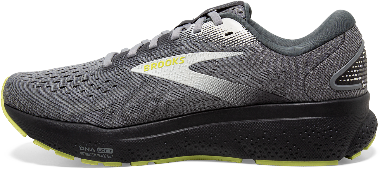 BROOKS Men's Ghost 16 (040 - Primer/Grey/Lime)
