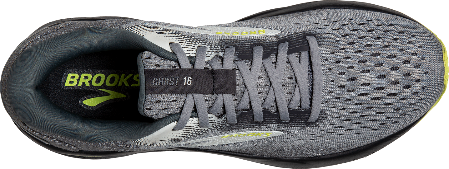 BROOKS Men's Ghost 16 (040 - Primer/Grey/Lime)