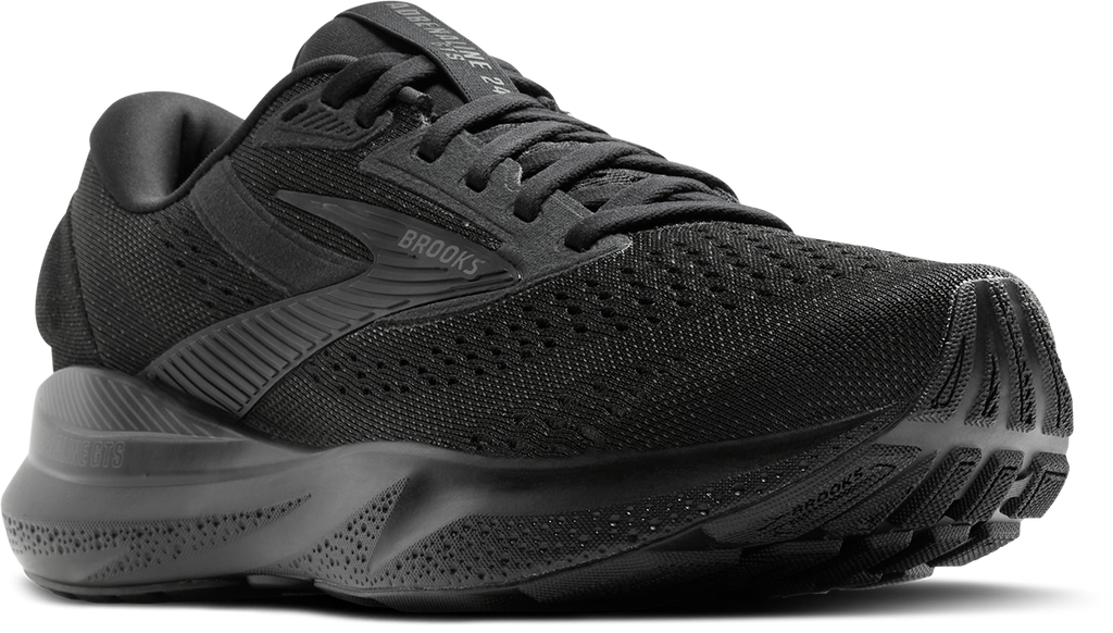 BROOKS Men's Adrenaline GTS 24 (020 - Black/Black/Ebony)