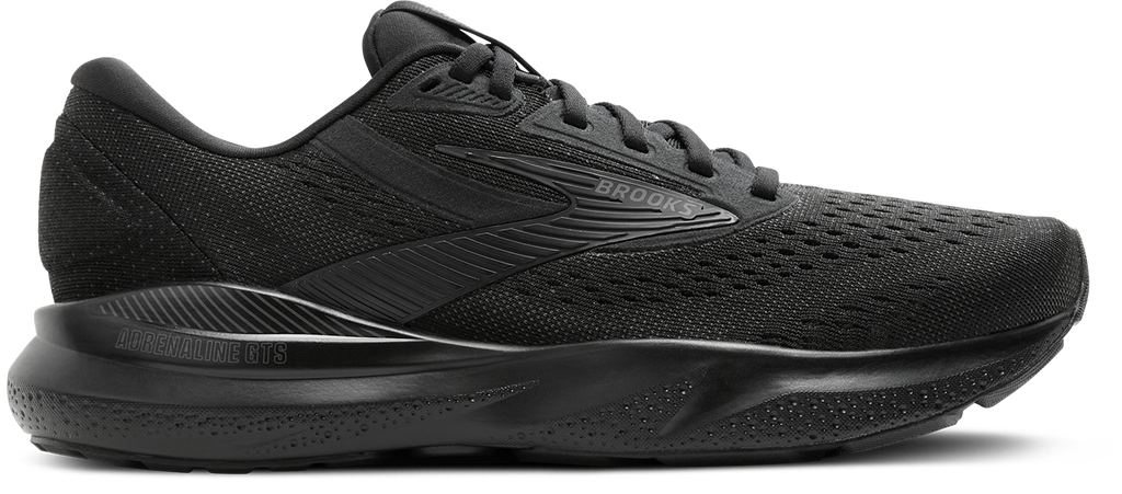 BROOKS Men's Adrenaline GTS 24 (020 - Black/Black/Ebony)