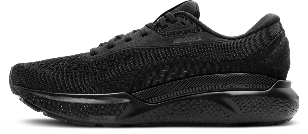 BROOKS Men's Adrenaline GTS 24 (020 - Black/Black/Ebony)