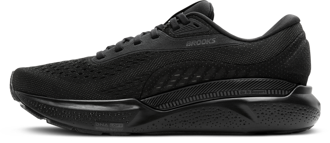 BROOKS Men's Adrenaline GTS 24 (020 - Black/Black/Ebony)