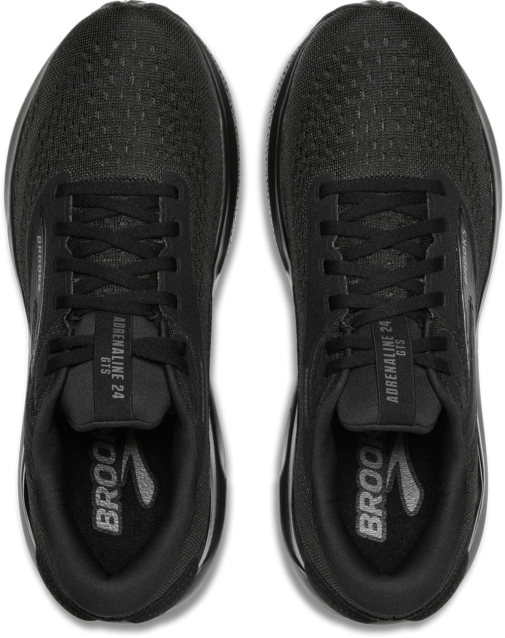 BROOKS Men's Adrenaline GTS 24 (020 - Black/Black/Ebony)