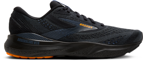 BROOKS Men's Adrenaline GTS 24 (076 - Black/Country Blue/Orange)