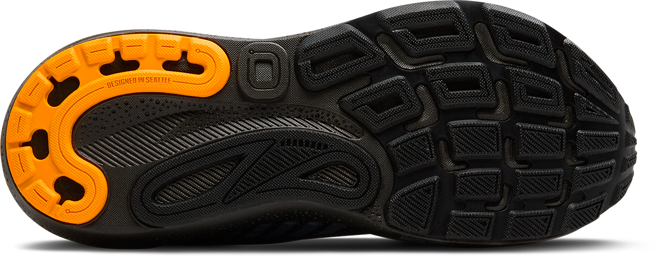 BROOKS Men's Adrenaline GTS 24 (076 - Black/Country Blue/Orange)
