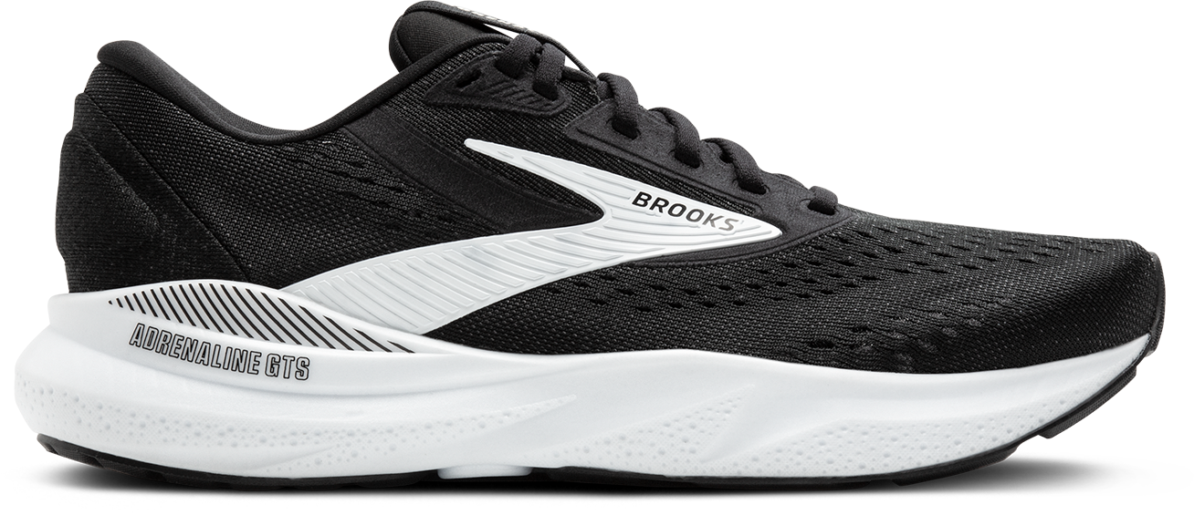 BROOKS Men's Adrenaline GTS 24 WIDE (087 - Black/White)