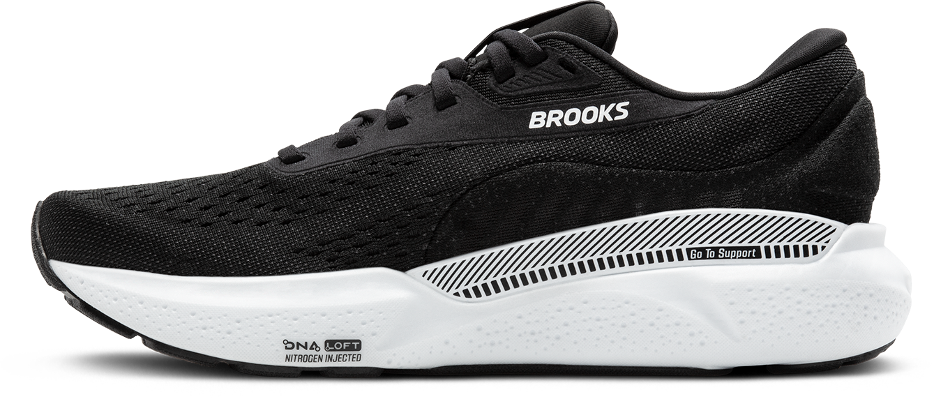 BROOKS Men's Adrenaline GTS 24 WIDE (087 - Black/White)