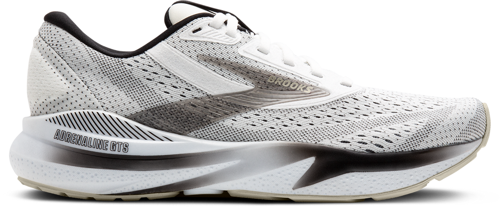 BROOKS Men's Adrenaline GTS 24 (126 - White/Black/Pelican)