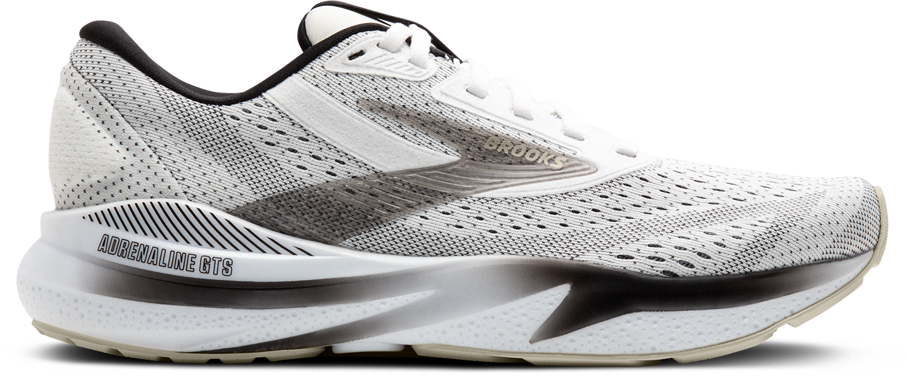 BROOKS Men's Adrenaline GTS 24 (126 - White/Black/Pelican)