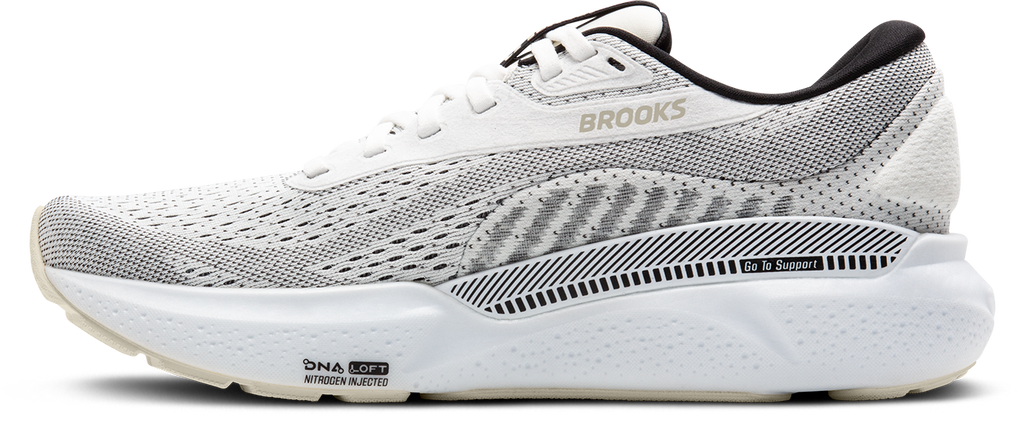 BROOKS Men's Adrenaline GTS 24 (126 - White/Black/Pelican)