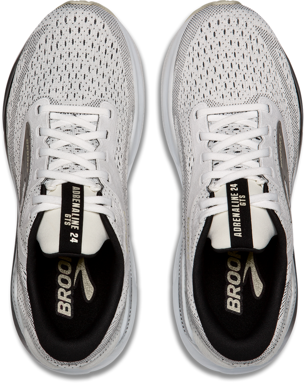 BROOKS Men's Adrenaline GTS 24 (126 - White/Black/Pelican)