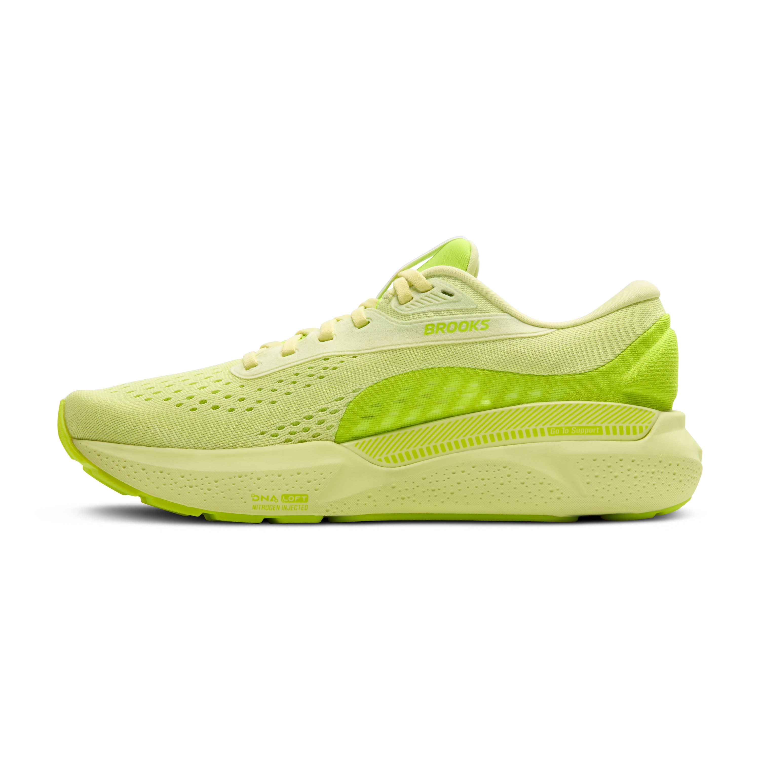 BROOKS Men's Adrenaline GTS 24 "Hyper Glow" (346 - Green/Nightlife)