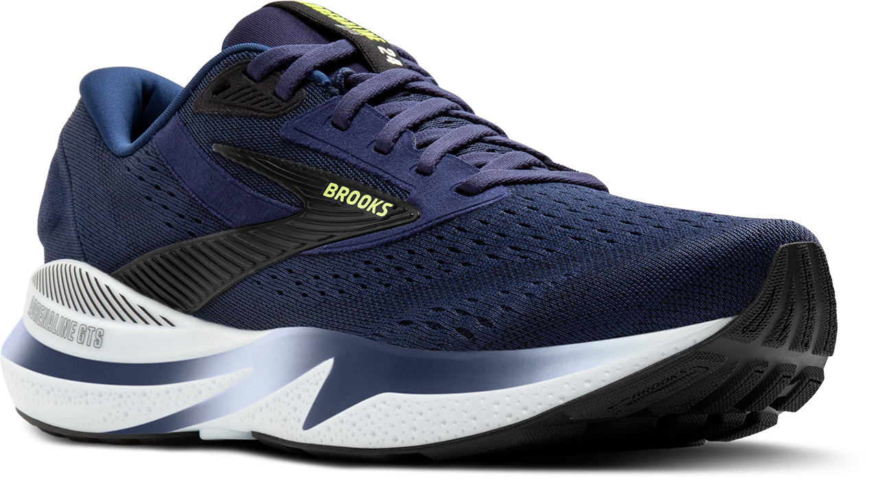 BROOKS Men's Adrenaline GTS 24 (423 - Peacoat/Black/Sharp Green)