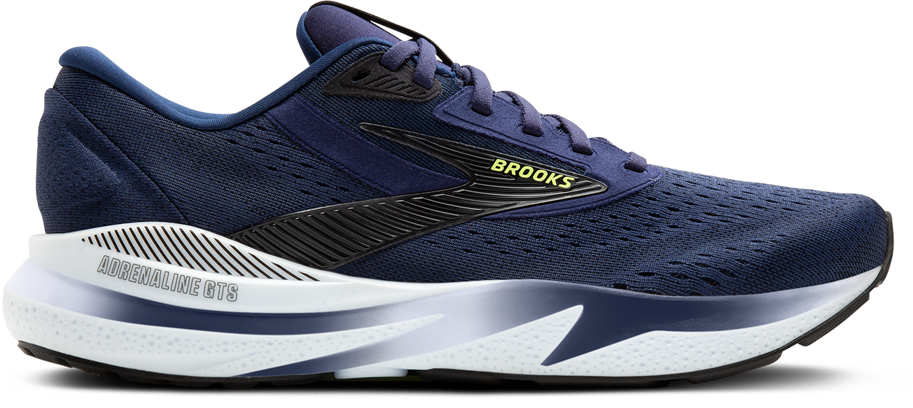 BROOKS Men's Adrenaline GTS 24 (423 - Peacoat/Black/Sharp Green)