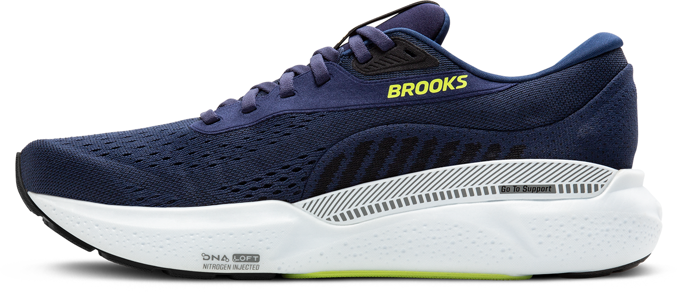 BROOKS Men's Adrenaline GTS 24 (423 - Peacoat/Black/Sharp Green)