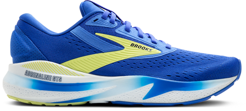 BROOKS Men's Adrenaline GTS 24 (434 - Cobalt/Neo Yellow/Peacoat)