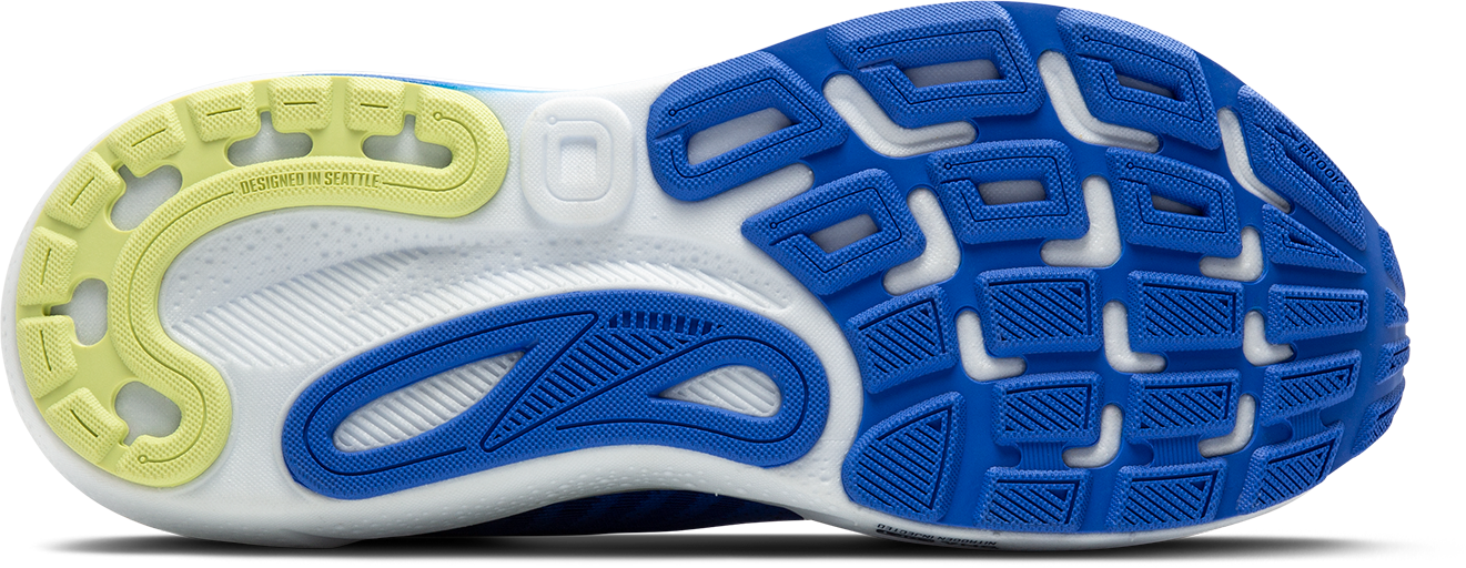 BROOKS Men's Adrenaline GTS 24 (434 - Cobalt/Neo Yellow/Peacoat)