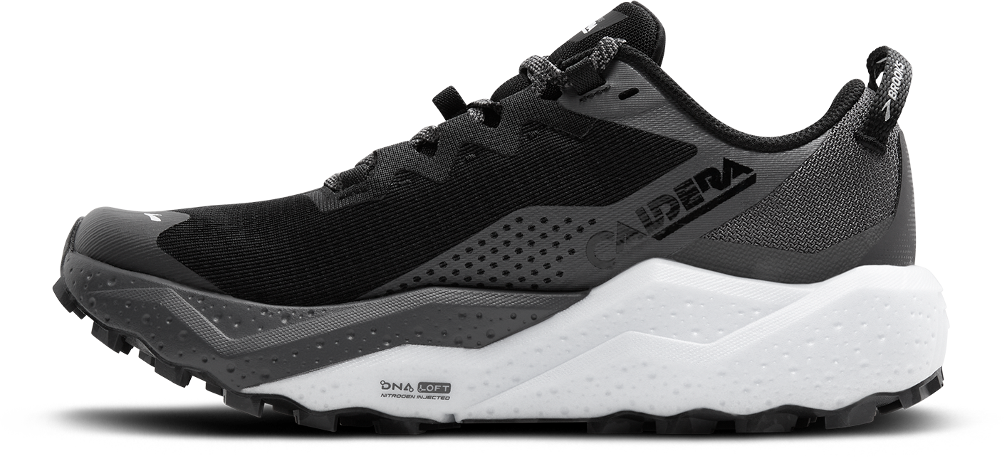 BROOKS Men's Caldera 8 (052 - Black/Blackened Pearl/White)