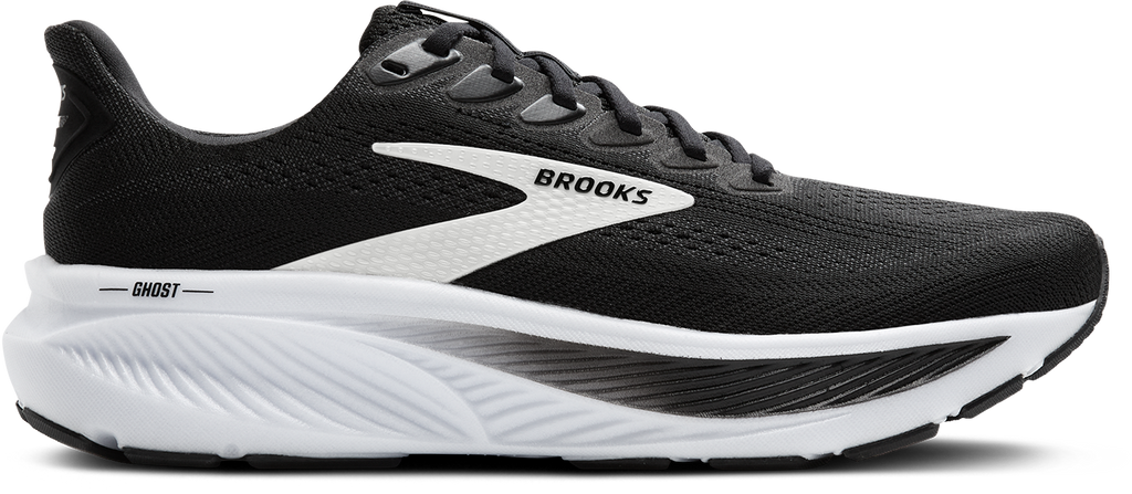 BROOKS Men's Ghost 17 (090 - Black/Grey/White)