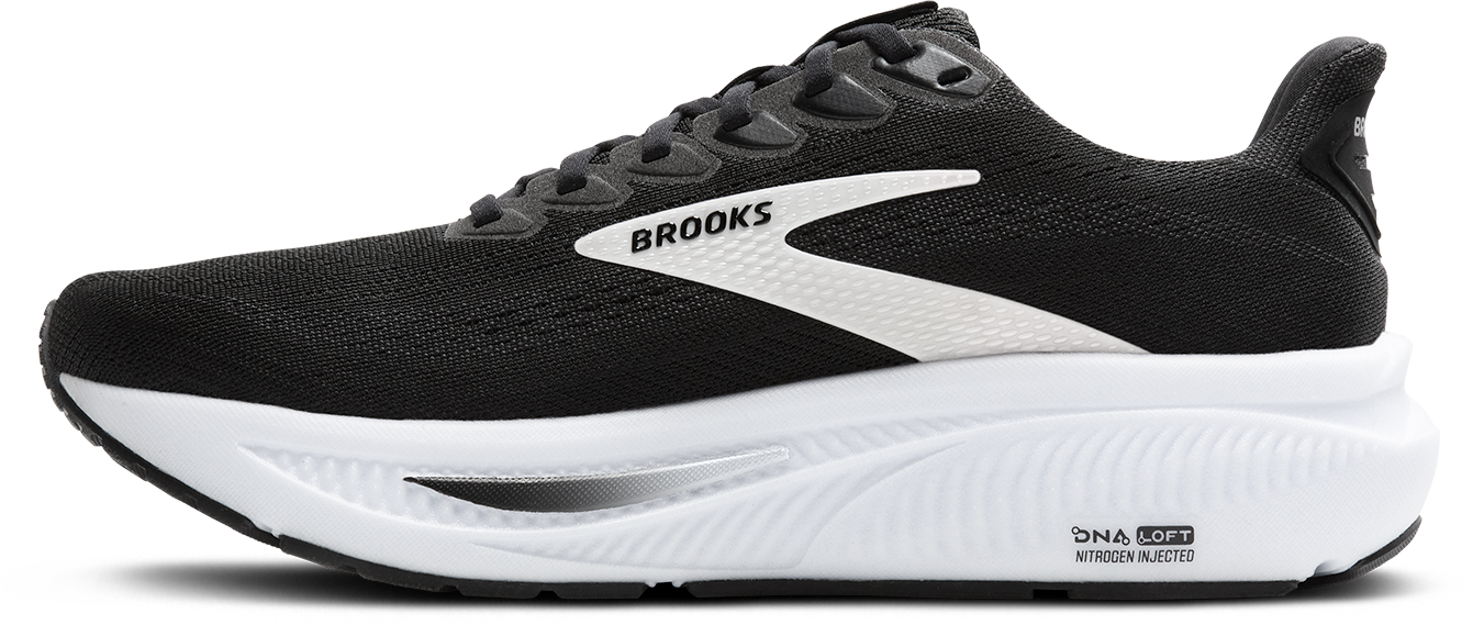 BROOKS Men's Ghost 17 (090 - Black/Grey/White)