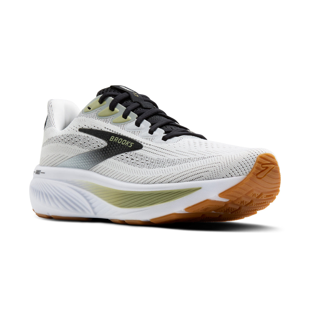 BROOKS Men's Ghost 17 (191 - White/Black/Tea)