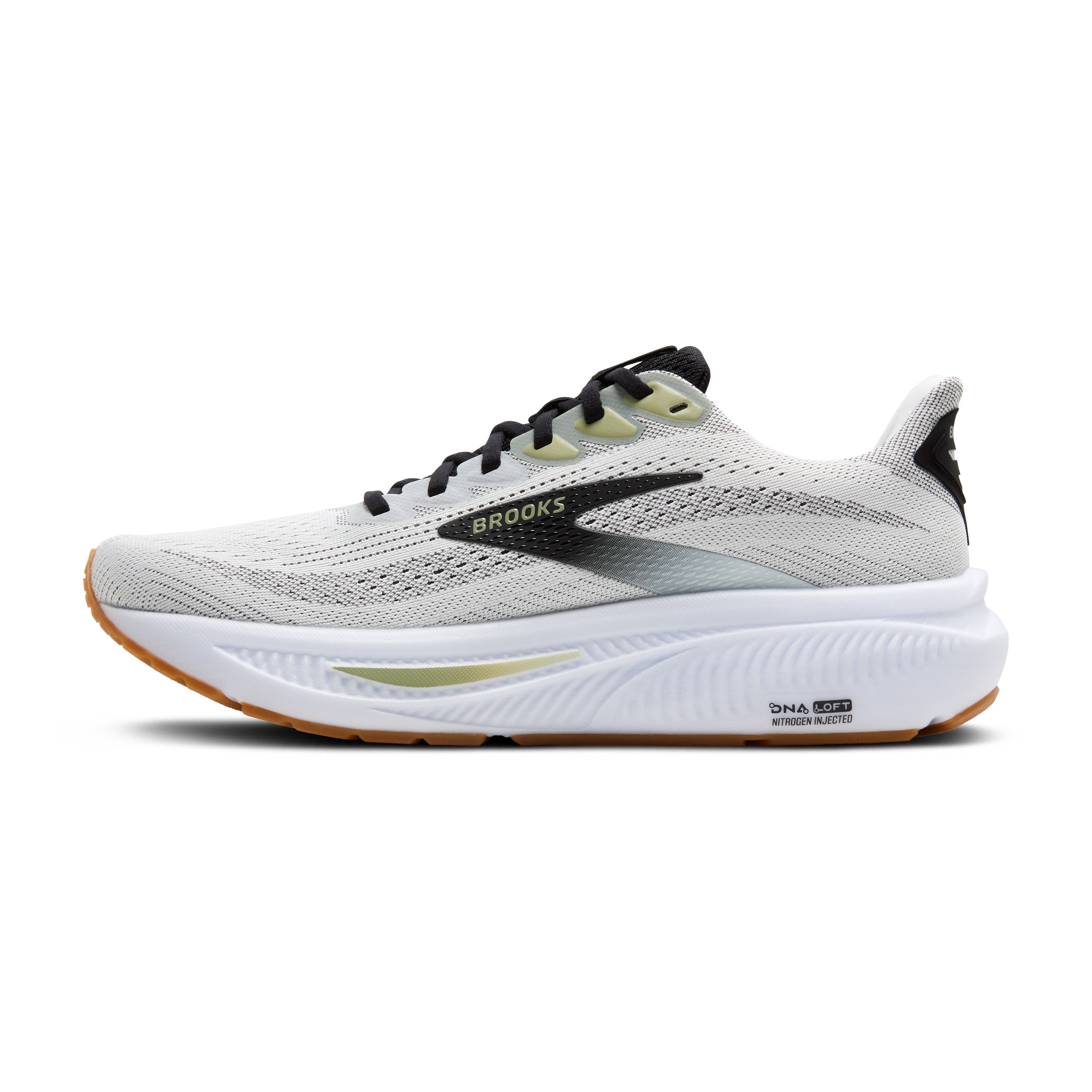 BROOKS Men's Ghost 17 (191 - White/Black/Tea)