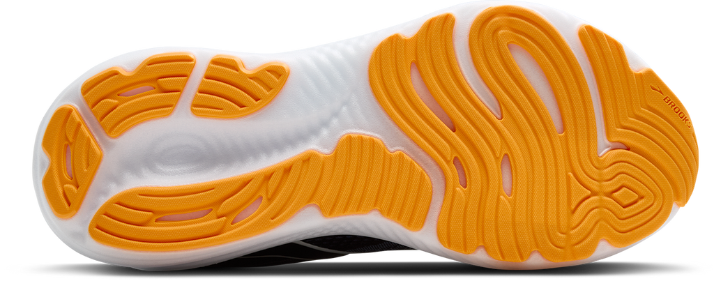 BROOKS Men's Glycerin 22 WIDE (013 - Black/Country Blue/Orange Pop)