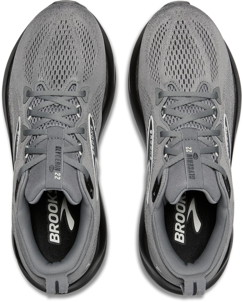 BROOKS Men's Glycerin 22 (078 - Primer Gray/Ebony/Bluewash)