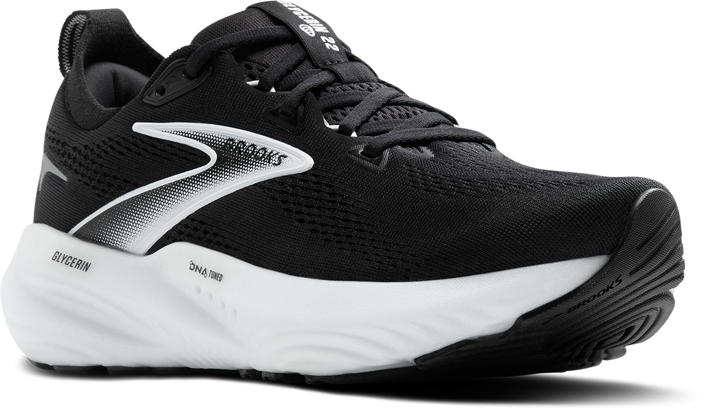 BROOKS Men's Glycerin 22 WIDE (090 - Black/Grey/White)