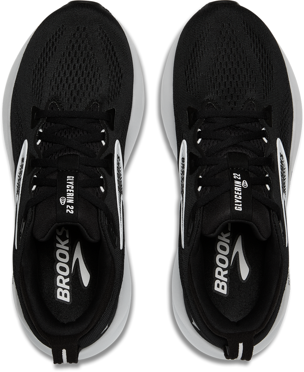 BROOKS Men's Glycerin 22 (090 - Black/Grey/White)