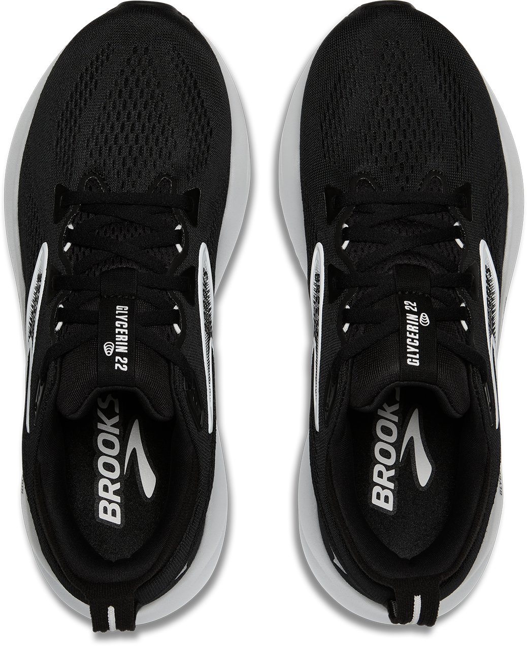BROOKS Men's Glycerin 22 (090 - Black/Grey/White)