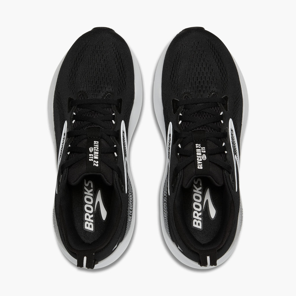 BROOKS Men's Glycerin GTS 22 (090 - Black/Grey/White)