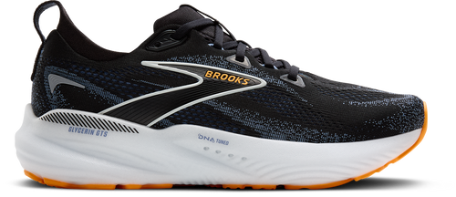 BROOKS Men's Glycerin GTS 22 (013 - Black/Countyr Blue/Orange Pop)