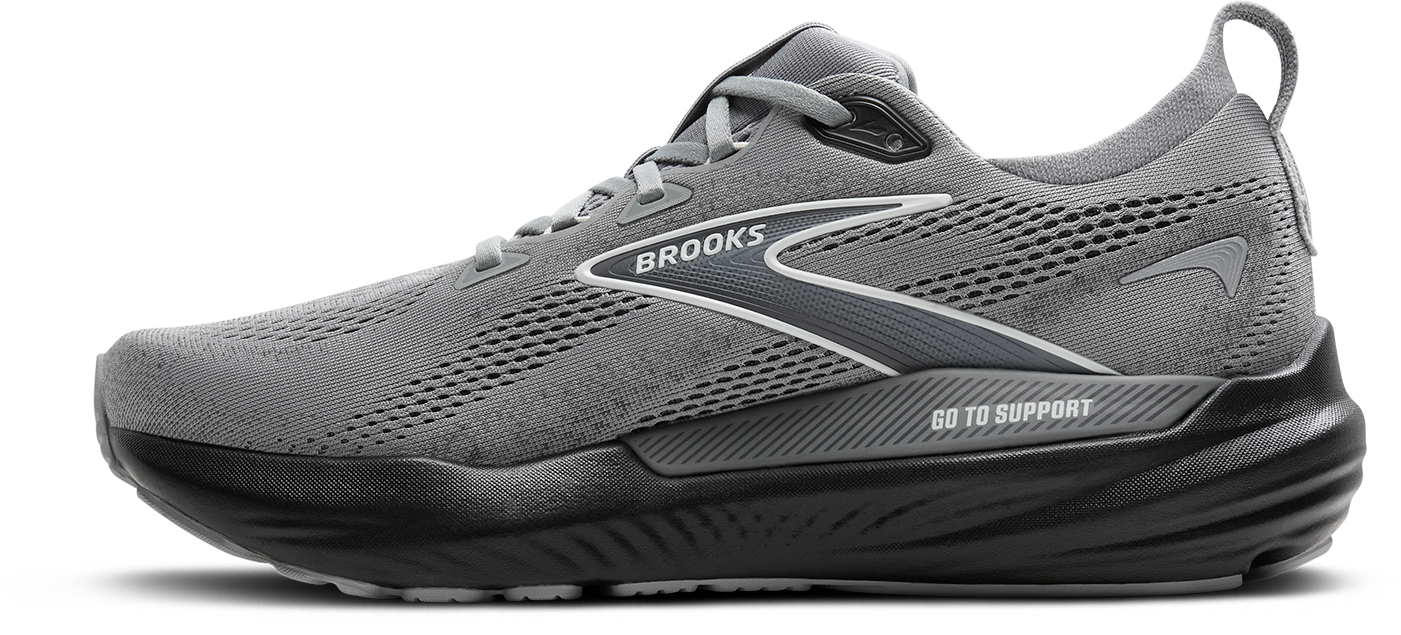 BROOKS Men's Glycerin GTS 22 (078 - Primer Gray/Ebony/Bluewash)