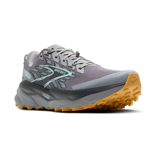 BROOKS Men's Cascadia 19 (098 - Alloy/Ebony/Orange)