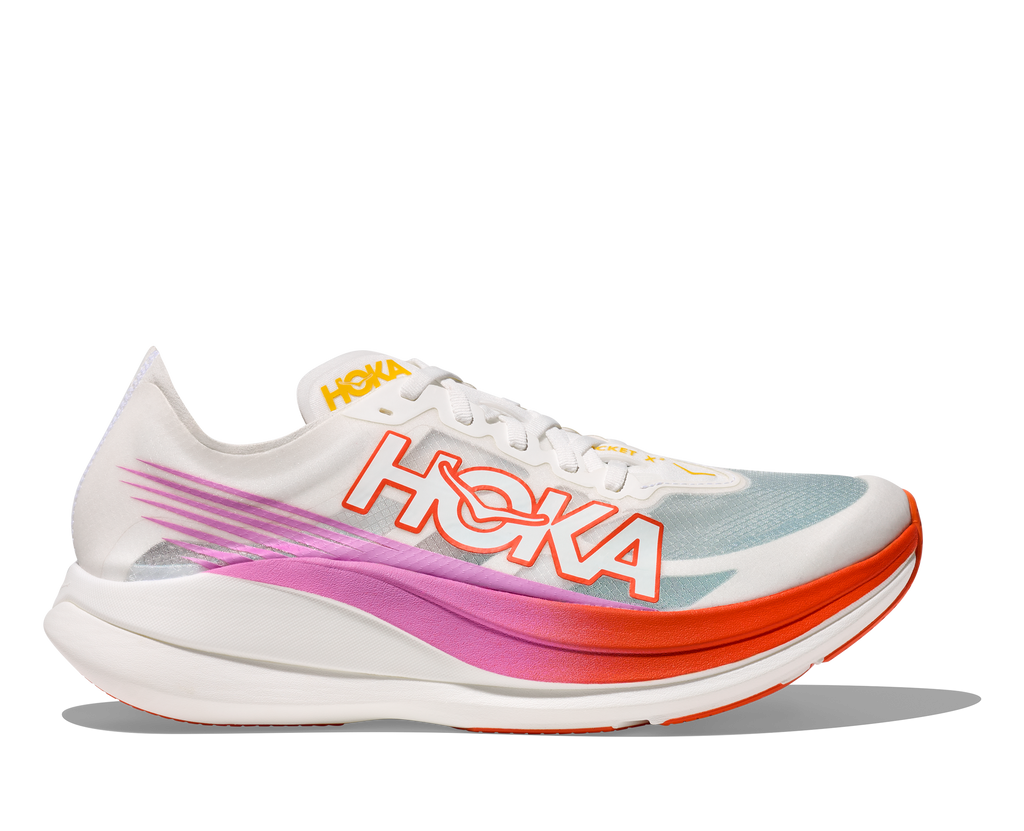 Hoka Unisex Rocket X 2 (FLV - Frost/Lava)