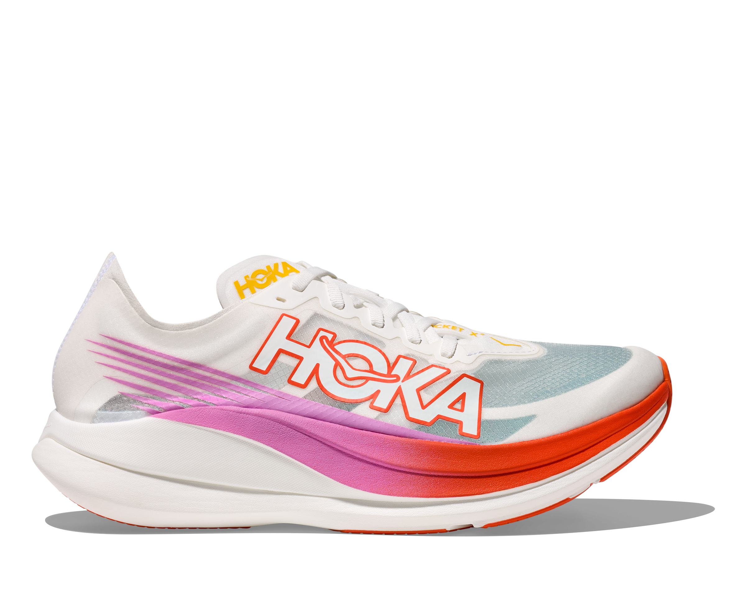 Hoka Unisex Rocket X 2 (FLV - Frost/Lava)