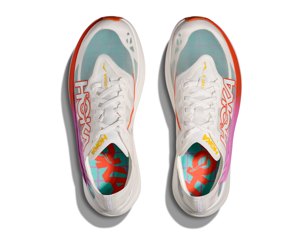 Hoka Unisex Rocket X 2 (FLV - Frost/Lava)