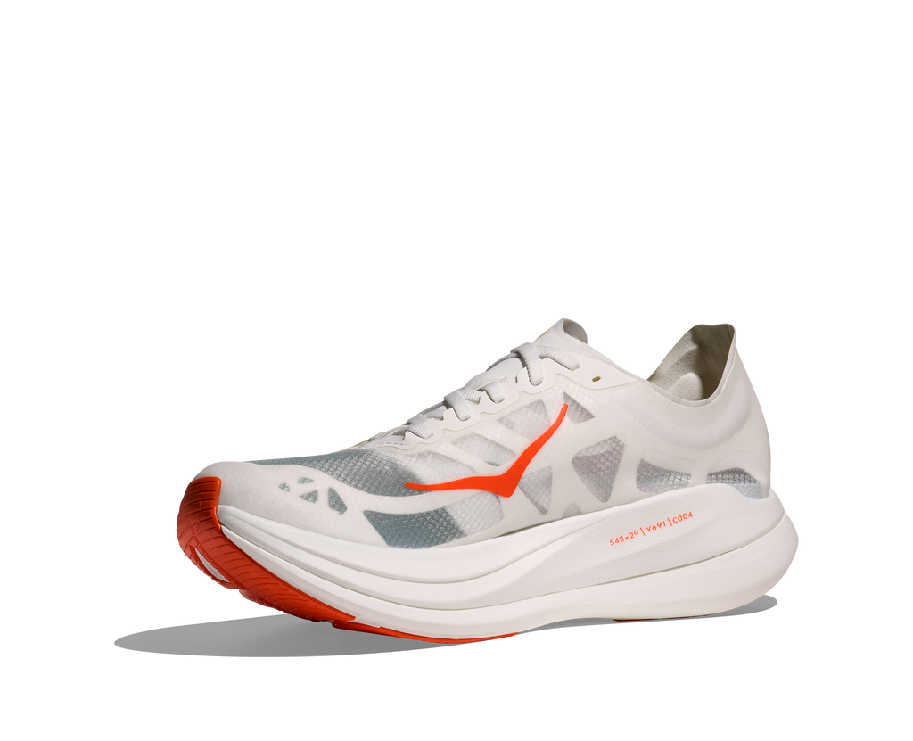 Hoka Unisex Rocket X 2 (FLV - Frost/Lava)