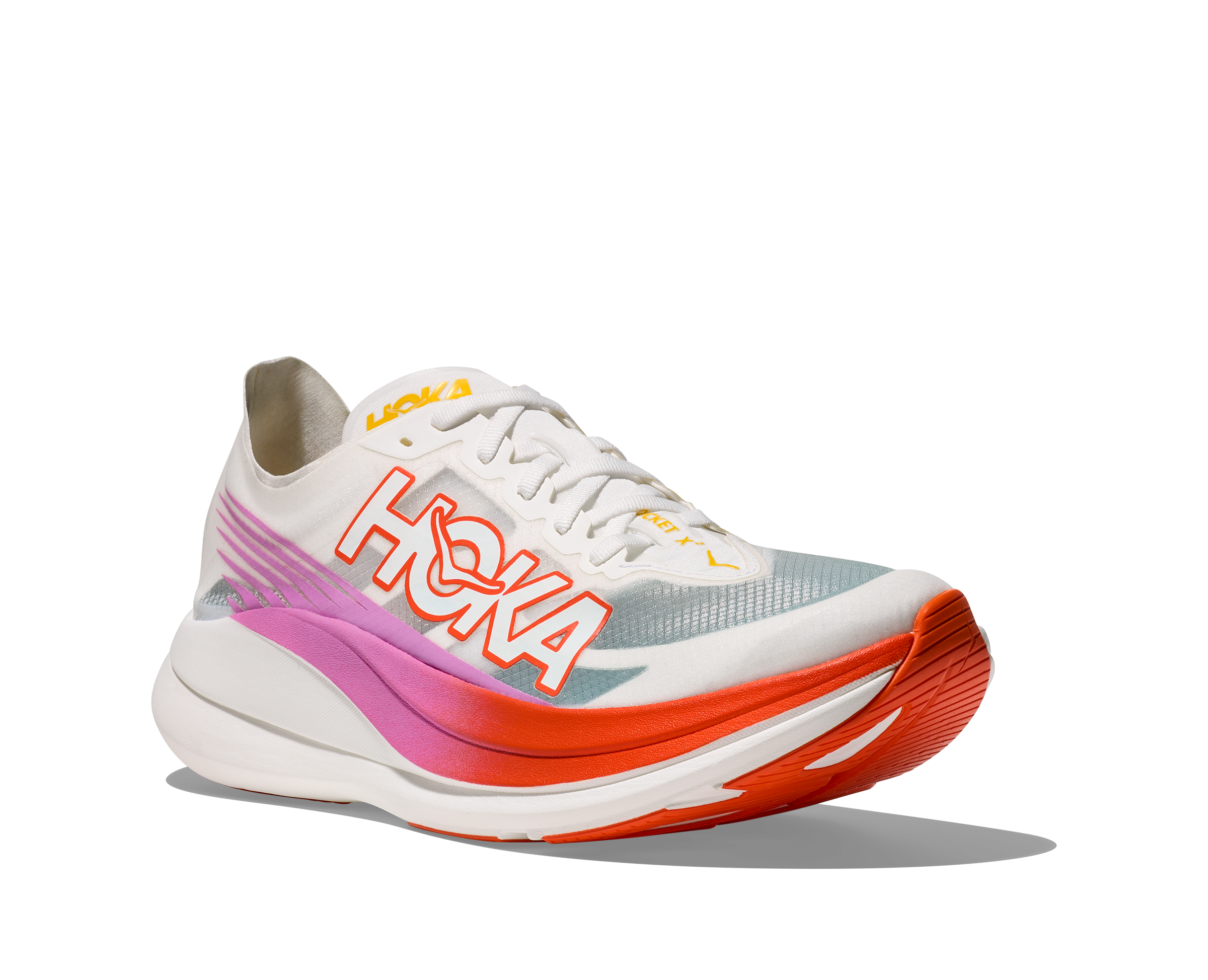 Hoka Unisex Rocket X 2 (FLV - Frost/Lava)