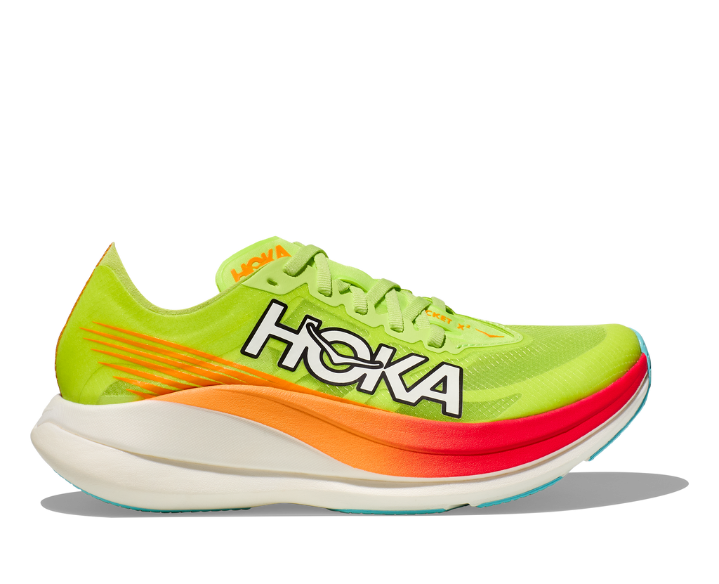 Hoka Unisex Rocket X 2 (LCS - Lettuce/Solar Flare)