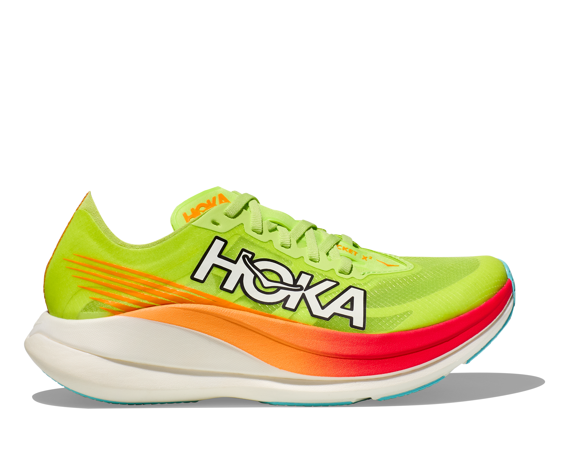 Hoka Unisex Rocket X 2 (LCS - Lettuce/Solar Flare)