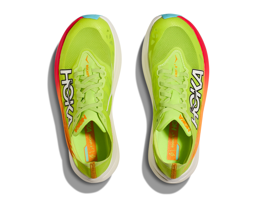 Hoka Unisex Rocket X 2 (LCS - Lettuce/Solar Flare)